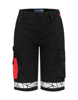 ProJob Progression 7514 Ladies Shorts — Black/Red