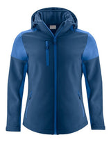 Printer Prime Ladies Softshell — Navy/Cobalt