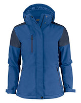 Printer Prime Ladies Padded Softshell — Cobalt/Navy