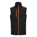 Printer Prime Softshell Vest — Black/Orange