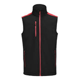 Printer Prime Softshell Vest — Black/Red