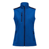 Printer Prime Ladies Softshell Vest — Cobalt/Navy