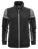 Printer Prime Ladies Full Zip Sweat — Black/Anthracite