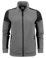 Printer Prime Ladies Full Zip Sweat — Anthracite/Black