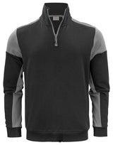 Printer Prime Half Zip Sweater — Black/Anthracite