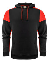 Printer Prime Hoodie — Black/Red