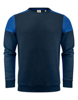Printer Prime Crewneck — Navy/Cobalt