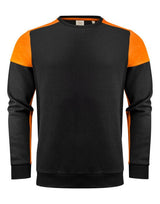 Printer Prime Crewneck — Black/Orange