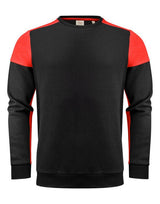 Printer Prime Crewneck — Black/Red