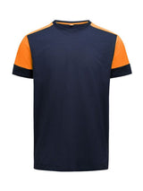Printer Prime T-Shirt — Navy/Neon Orange