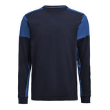 Printer Prime Long Sleeve T-Shirt — Navy/Cobalt