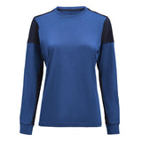 Printer Prime Ladies Long Sleeve T-Shirt — Cobalt/Navy