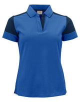 Printer Prime Ladies Polo — Cobalt/Navy