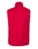 Printer Red Sideflip Fleece Vest — Red