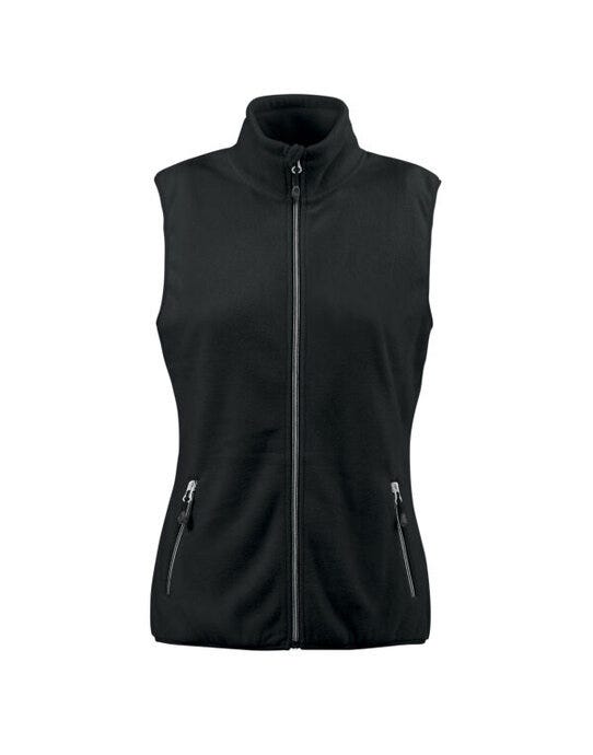 Printer Red Ladies Sideflip Fleece Vest