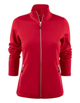 Printer Red Ladies Powerslide Jacket — Red