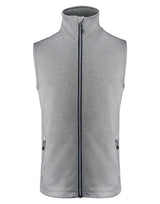Printer Red Powerslide Vest — Grey Melange