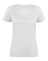 Printer Red Ladies Run T-Shirt — White