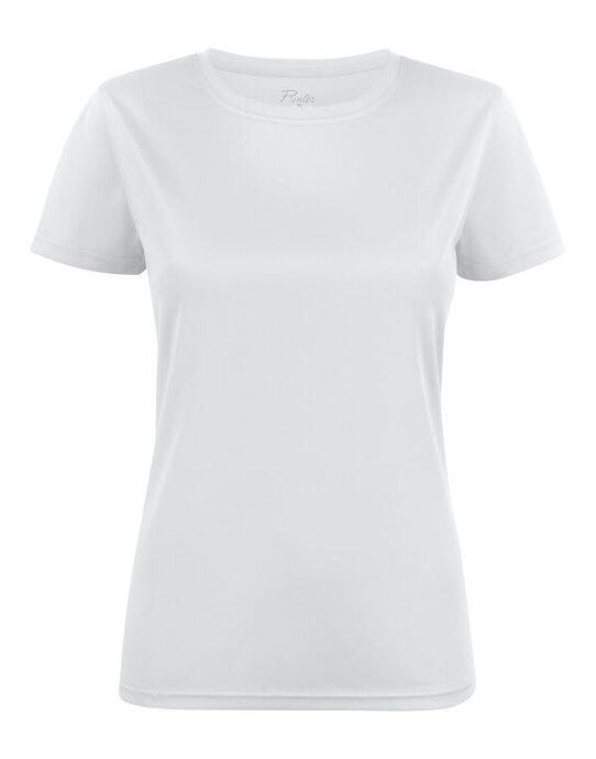 Printer Red Ladies Run T-Shirt