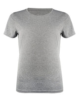 Printer Red Ladies Run T-Shirt — Grey Melange