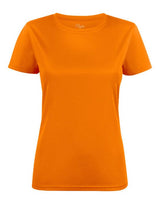 Printer Red Ladies Run T-Shirt — Bright Orange