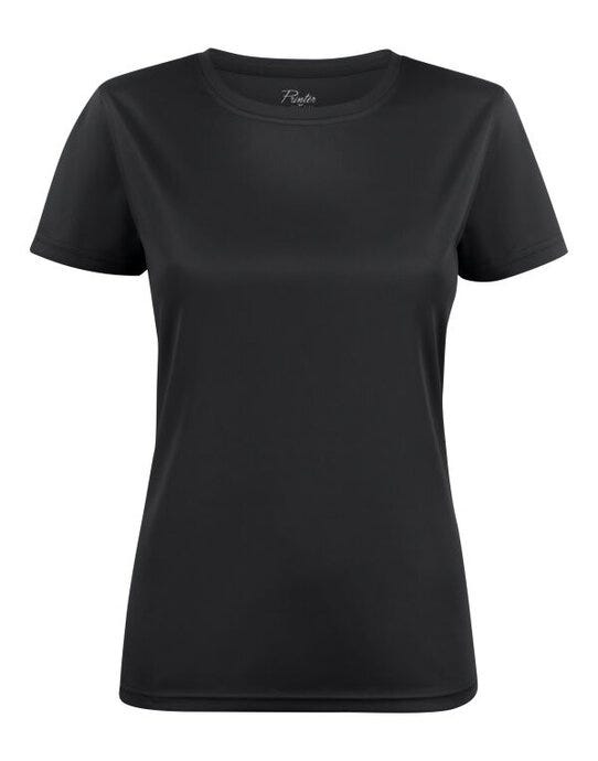 Printer Red Ladies Run T-Shirt
