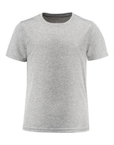 Printer Red Run JR T-Shirt — Grey Melange