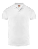 Printer Red Smash Polo Shirt — White