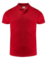 Printer Red Smash Polo Shirt — Red