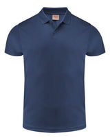 Printer Red Smash Polo Shirt — Navy