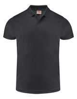 Printer Red Smash Polo Shirt — Black