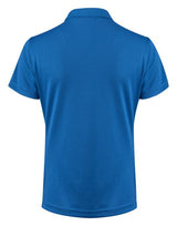 Printer Red Ladies Smash Polo Shirt — Bright Blue