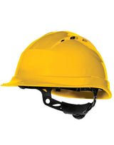 Delta Plus Quartz Rotor® Safety Helmet — Yellow