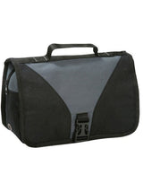 Shugon Bristol Folding Toiletry Bag — Dark Grey/Black
