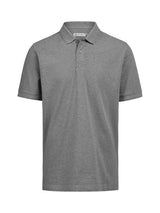 James Harvest Supreme Stretch Polo — Grey Melange
