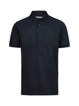 James Harvest Supreme Stretch Polo — Navy