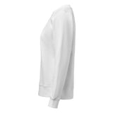 Printer Ladies Softball Sweater — White