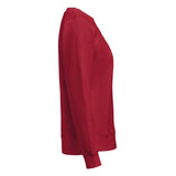 Printer Ladies Softball Sweater — Red