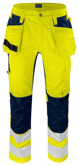 ProJob Prio 6570 Waispant Stretch Class2 — Yellow/Navy