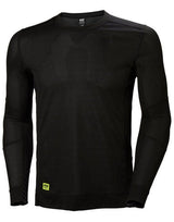 Helly Hansen LIFA Crew Neck Baselayer — Black