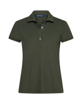 C&B Ladies Virtue Polo Solid — Ivy Green
