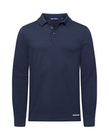 C&B Advantage Long Sleeve Polo — Dark Navy