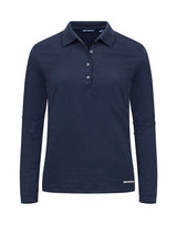 C&B Ladies Advantage Long Sleeve Polo — Dark Navy