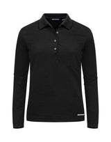 C&B Ladies Advantage Long Sleeve Polo — Black