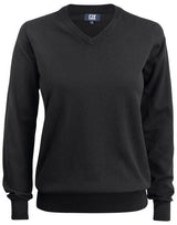C&B Ladies Oakville V-Neck Sweater — Black