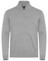 C&B Oakville Half Zip Sweater — Grey Melange