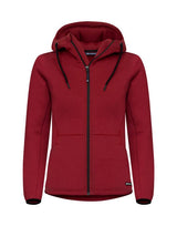 C&B Ladies Pemberton Full Zip Hood — Biking Red