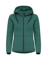 C&B Ladies Pemberton Full Zip Hood — Pine Green