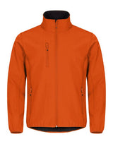 Clique Classic Softshell Jacket — Blood Orange