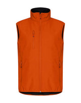 Clique Classic Softshell Vest — Blood Orange